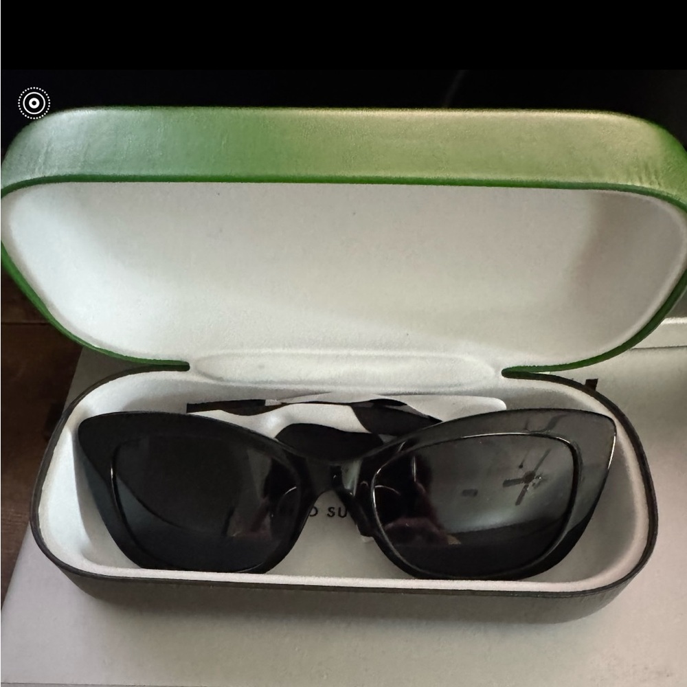 Kate Spade Black Wraparound Sunglasses